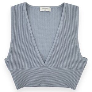 Aritzia Babaton Sculpt Knit Deep V Tank